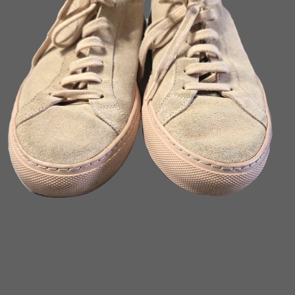 Women By Commom Projects Sz 7.5 Womens Achilles Low Suede Sneakers - Picture 4 of 8